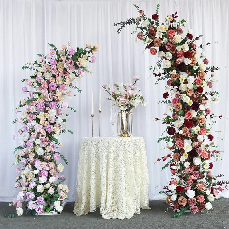 Gold 2pc Floral Arch Stand