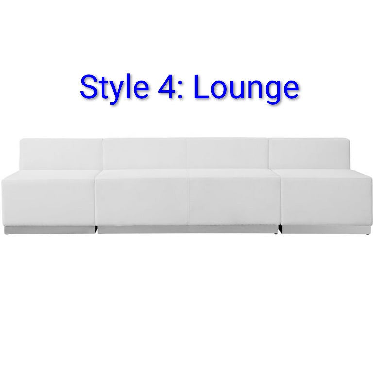 White Lounge Sofa - Style 4
