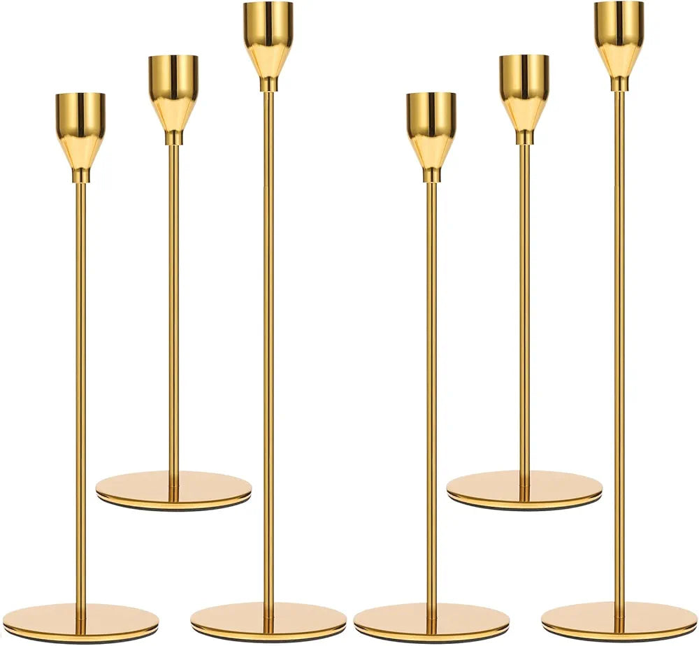 Taper Candlestick Holder - Gold