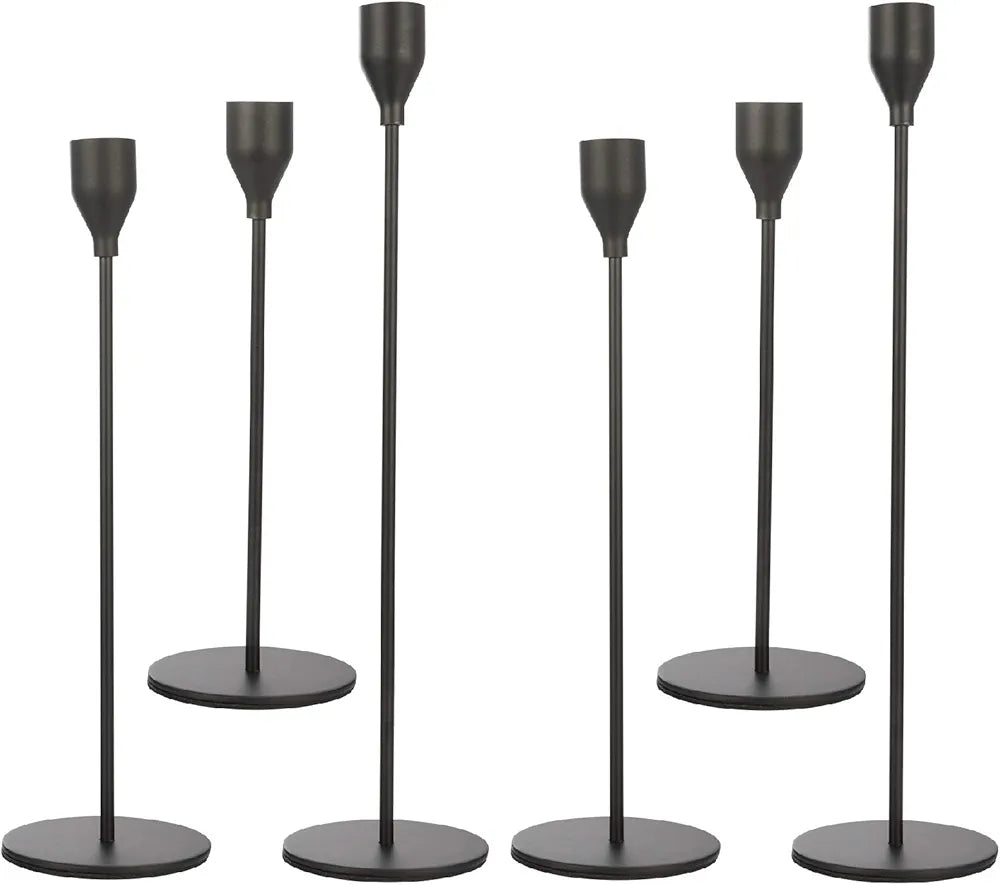 Taper Candlestick Holder - Black