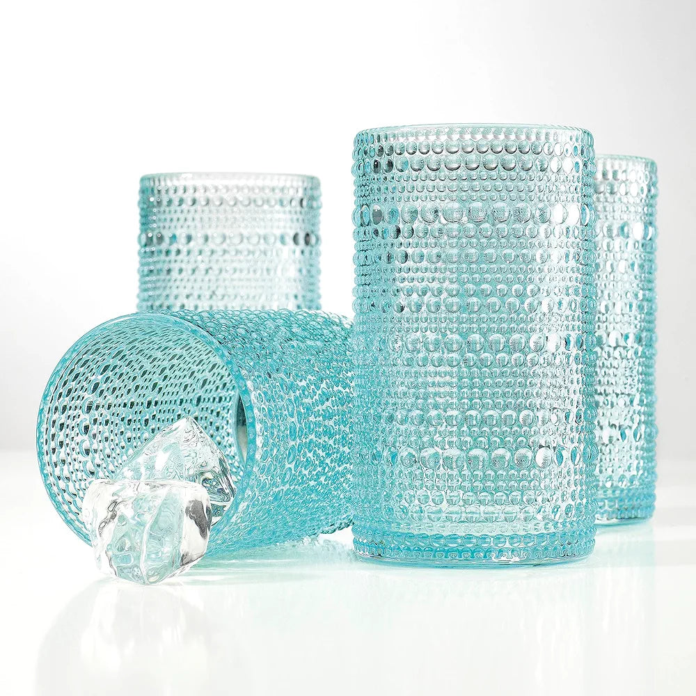 Baby Blue Beverage Glass