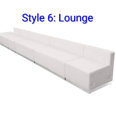 White Lounge Sofa - Style 6