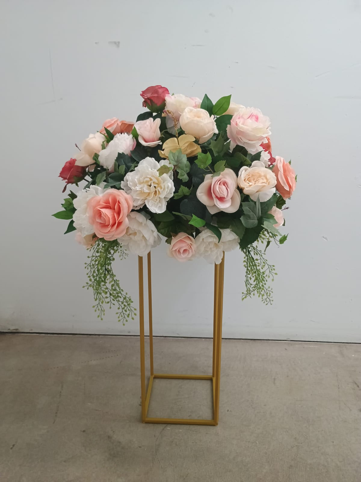 High and Low Floral Arrangement Centerpieces