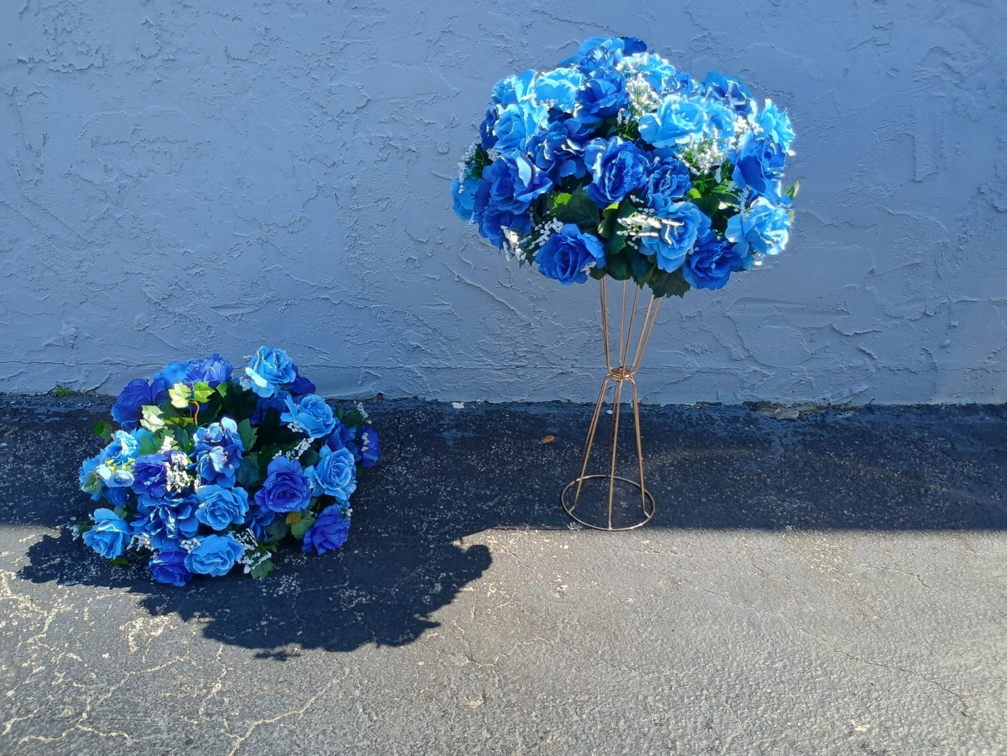 Blue Mix Floral Centerpiece