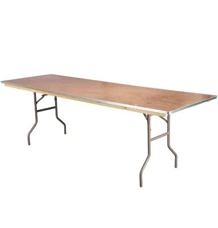 8ft Rectangular Wood Tables