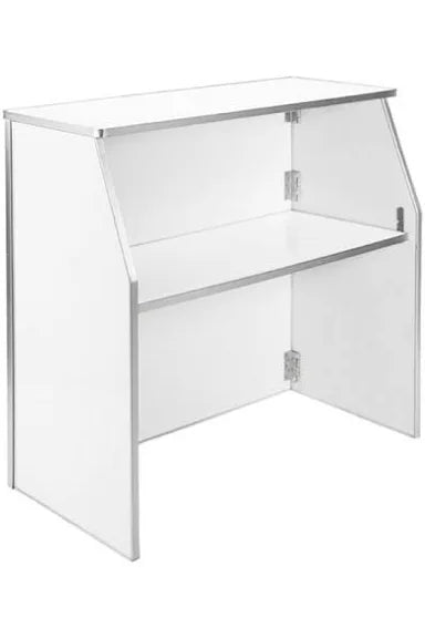 White Folding Bar