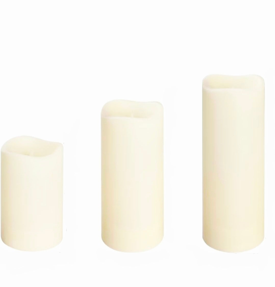 Flameless Pillar Candles