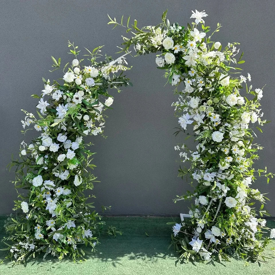 Gold 2pc Floral Arch Stand