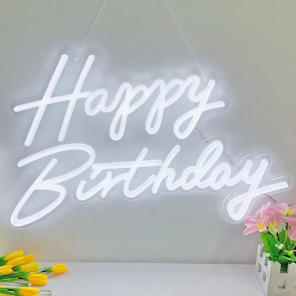 Happy Birthday Led Light up Sign