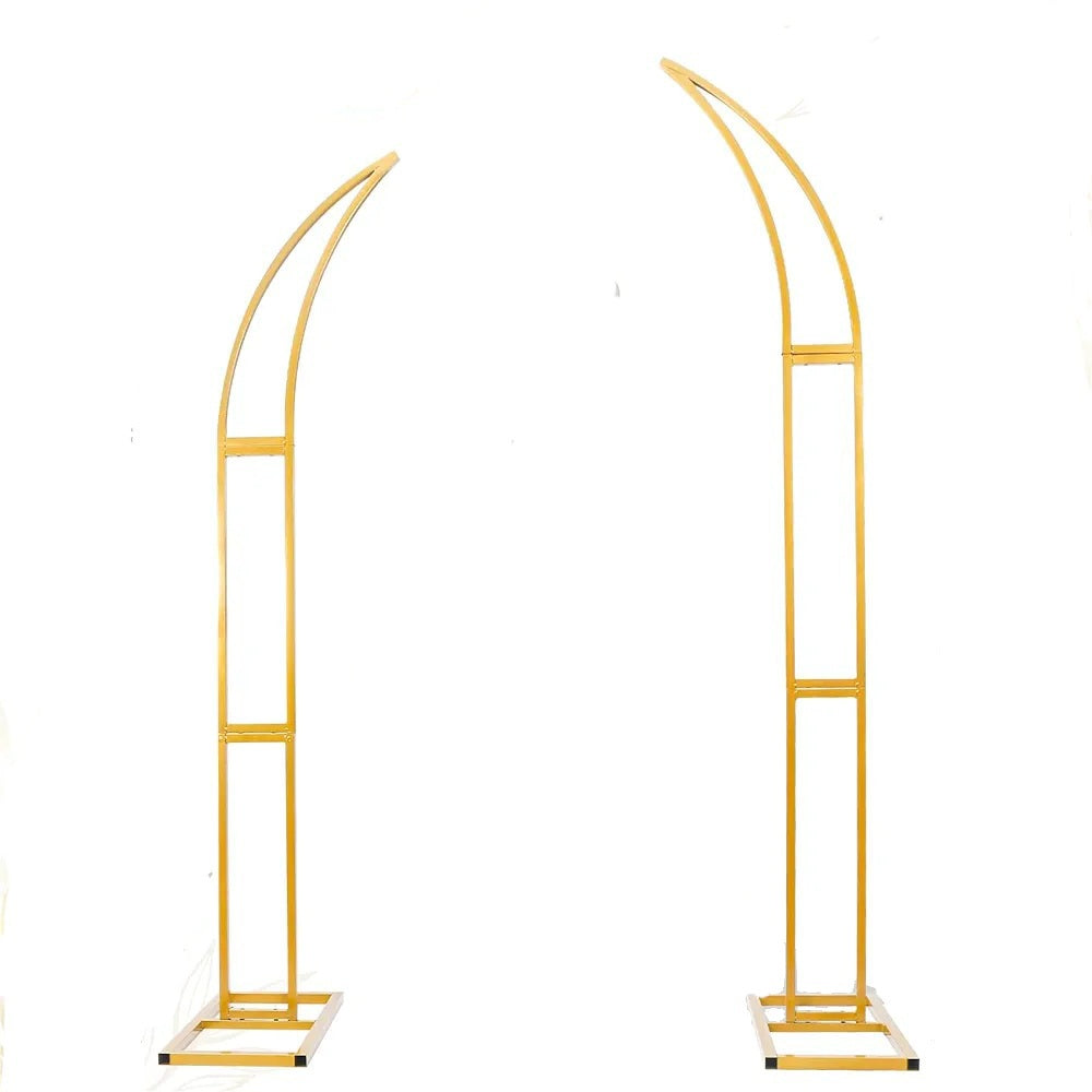 Gold 2pc Floral Arch Stand