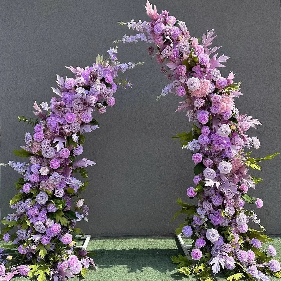 Gold 2pc Floral Arch Stand