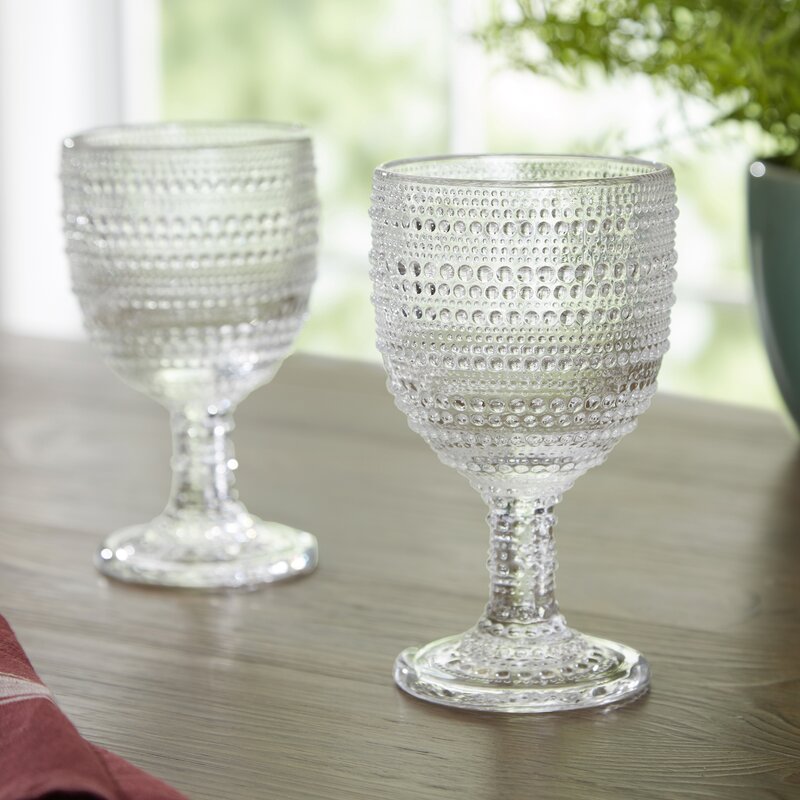 Beaded Crystal Goblet