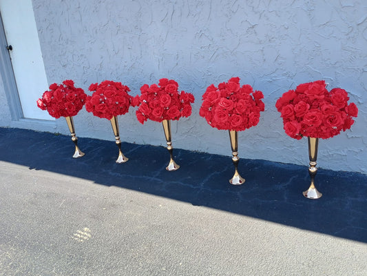 Red Centerpieces