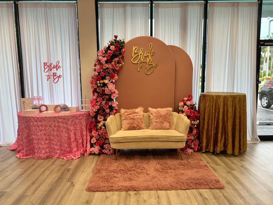 Backdrop Floral Arrangements