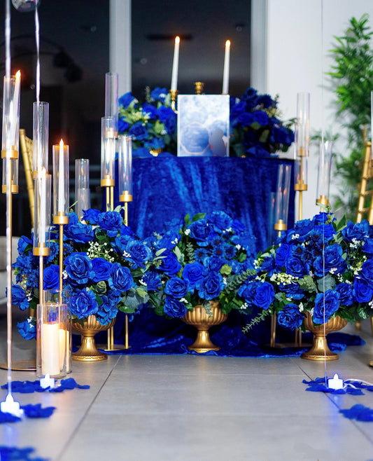 Blue Flower Trail Silk Arrangements
