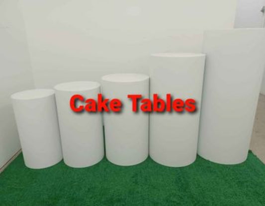 Cylinder Pedestal Cake Stands