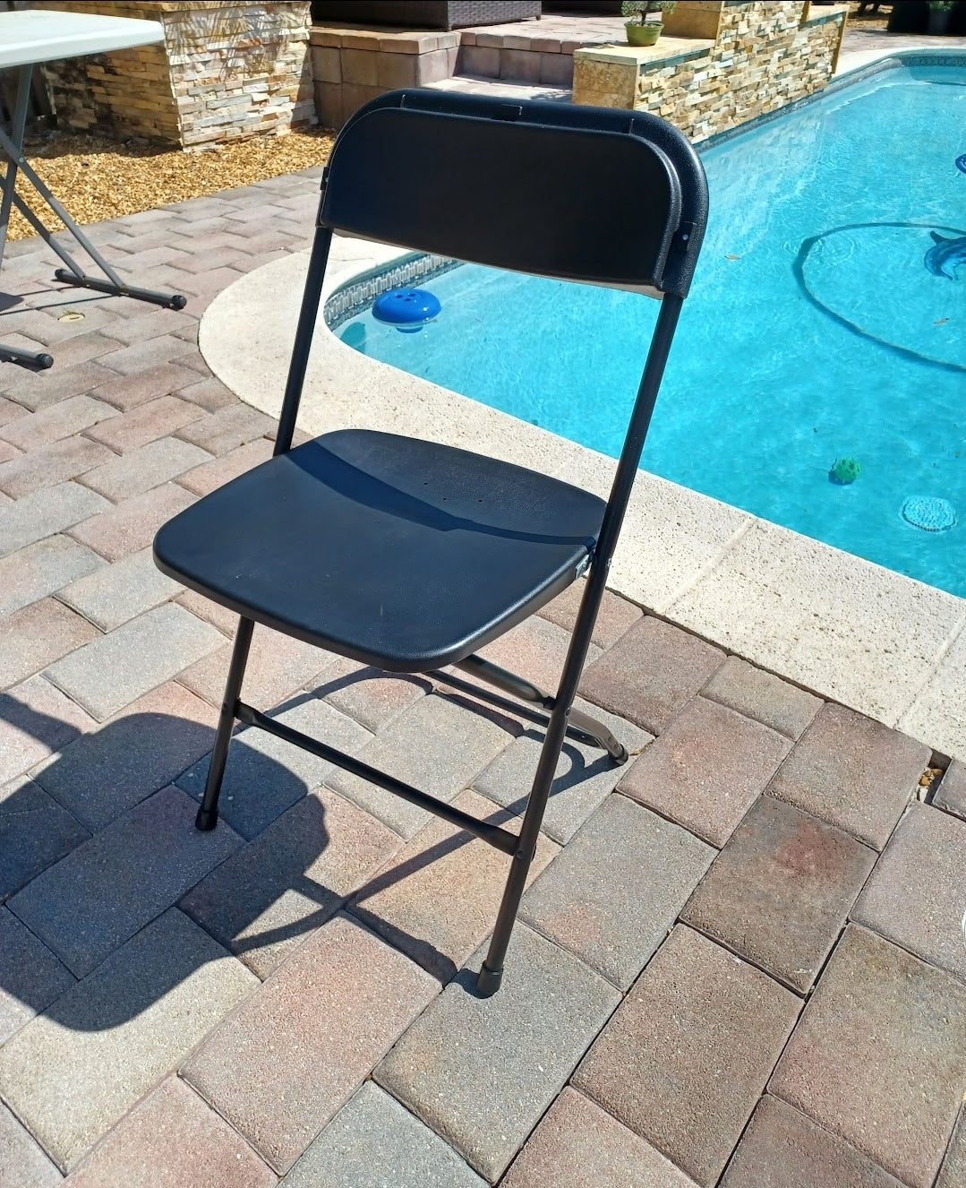 Black Basic Folding Chairs