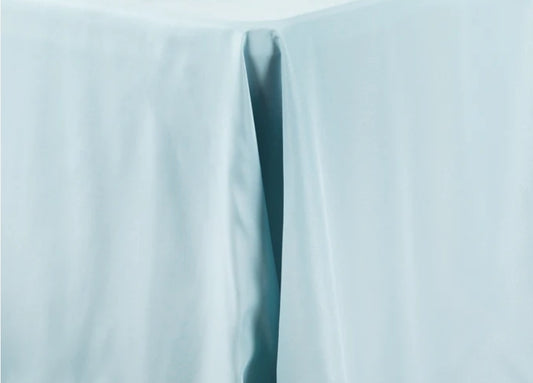 Baby Blue Polyester Tablecloth