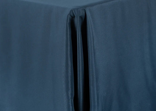 Navy Blue Polyester Tablecloth