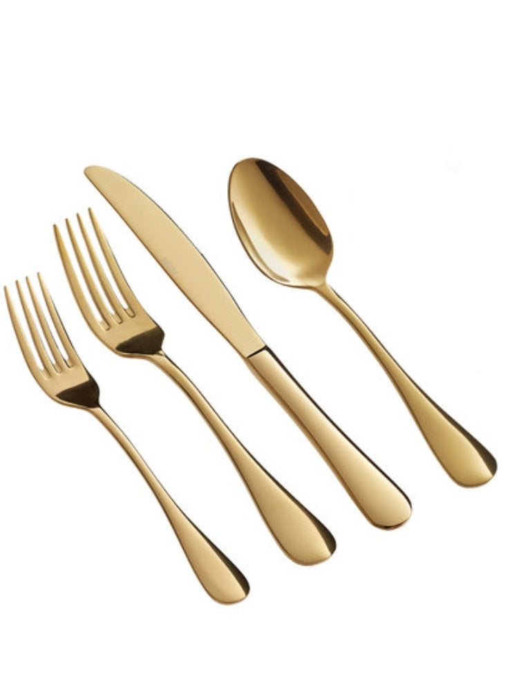 Gold Stainless Steel Utensil Set