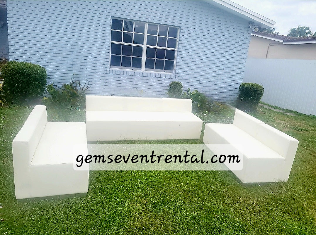 White Lounge Sofa