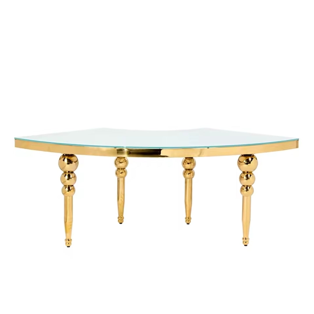 Gold Sweetheart Table