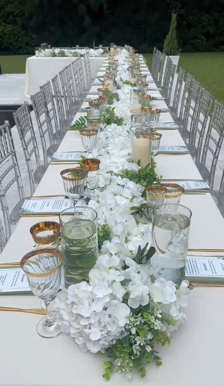 Custom Floral Table Garland