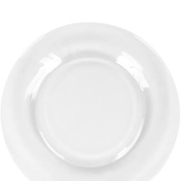 10.5 Inch Clear Glass Dinner Plate