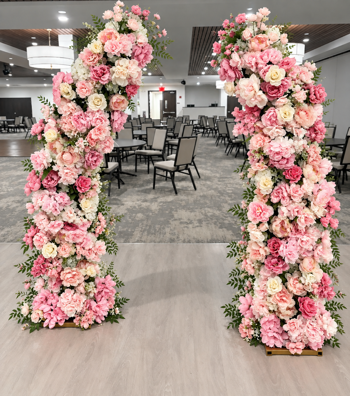 Pink Floral Arch