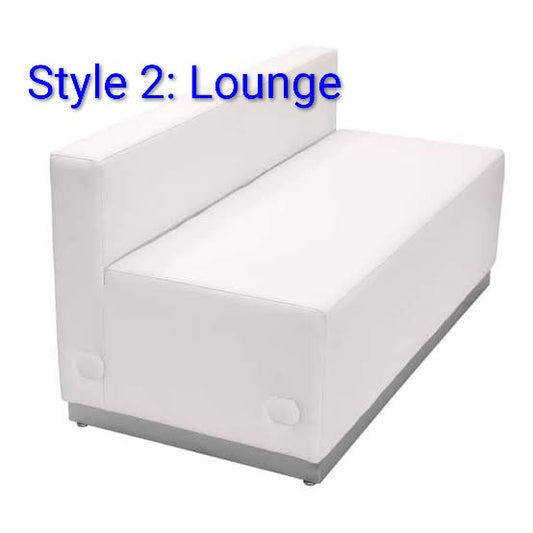White Lounge Sofa - Style 1